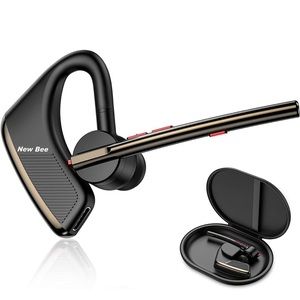 Bluetooth headset, wireless with display charging case